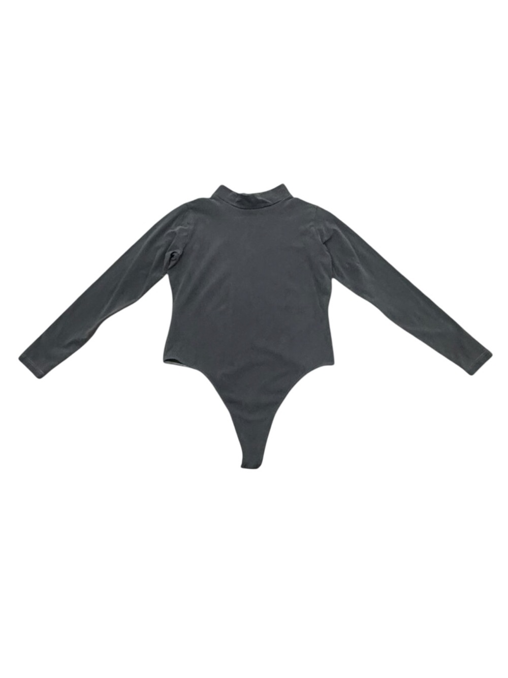 Vintage Los Angeles Apparel Gray Long Sleeve Bodysuit Y2K Made in USA